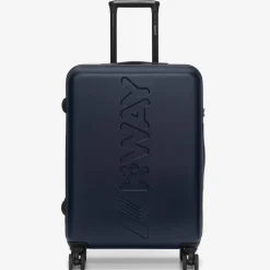 K-WAY Trolley Medium - Luggage Bags - Trolley - Unisex - Blue Depth-Blue Md Cobalt Best Sale