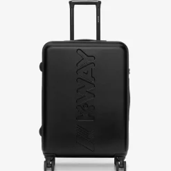 K-WAY Trolley Medium - Luggage Bags - Trolley - Unisex - Black Pure-Blue Md Cobalt New