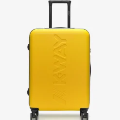 K-WAY Trolley Medium - Luggage Bags - Trolley - Unisex - Yellow Dk-Blue Md Cobalt Discount