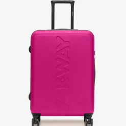 K-WAY Trolley Medium - Luggage Bags - Trolley - Unisex - Pink Peacock-Blue Md Cobalt Cheap