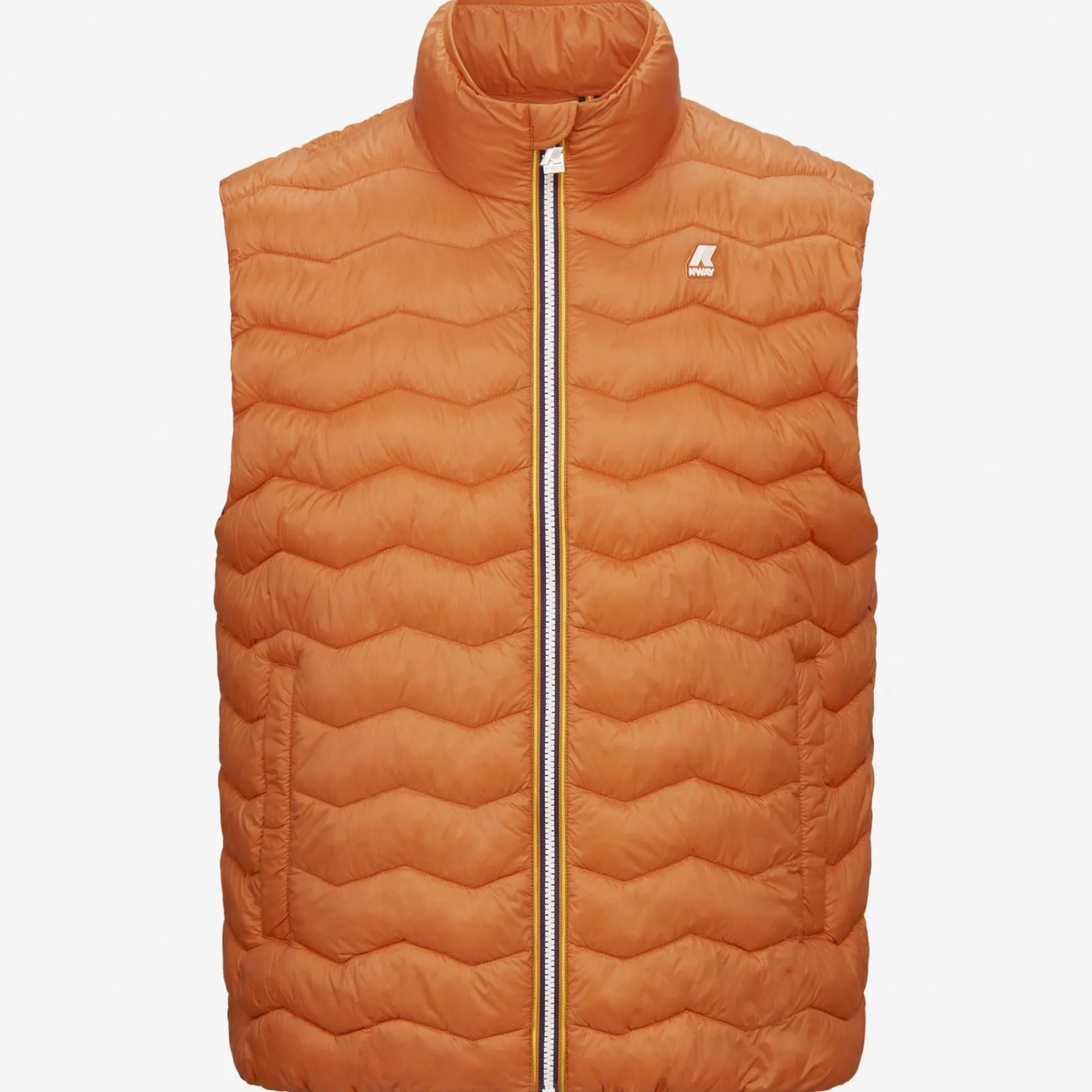 K-WAY Valen Quilted Warm - Jackets - Vest - Man - Orange Copper Outlet