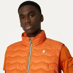 K-WAY Valen Quilted Warm - Jackets - Vest - Man - Orange Copper Outlet