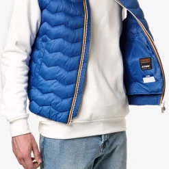 K-WAY Valen Quilted Warm - Jackets - Vest - Man - Blue Royal Marine Shop