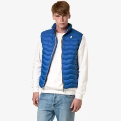 K-WAY Valen Quilted Warm - Jackets - Vest - Man - Blue Royal Marine Shop