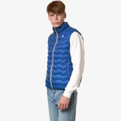 K-WAY Valen Quilted Warm - Jackets - Vest - Man - Blue Royal Marine Shop