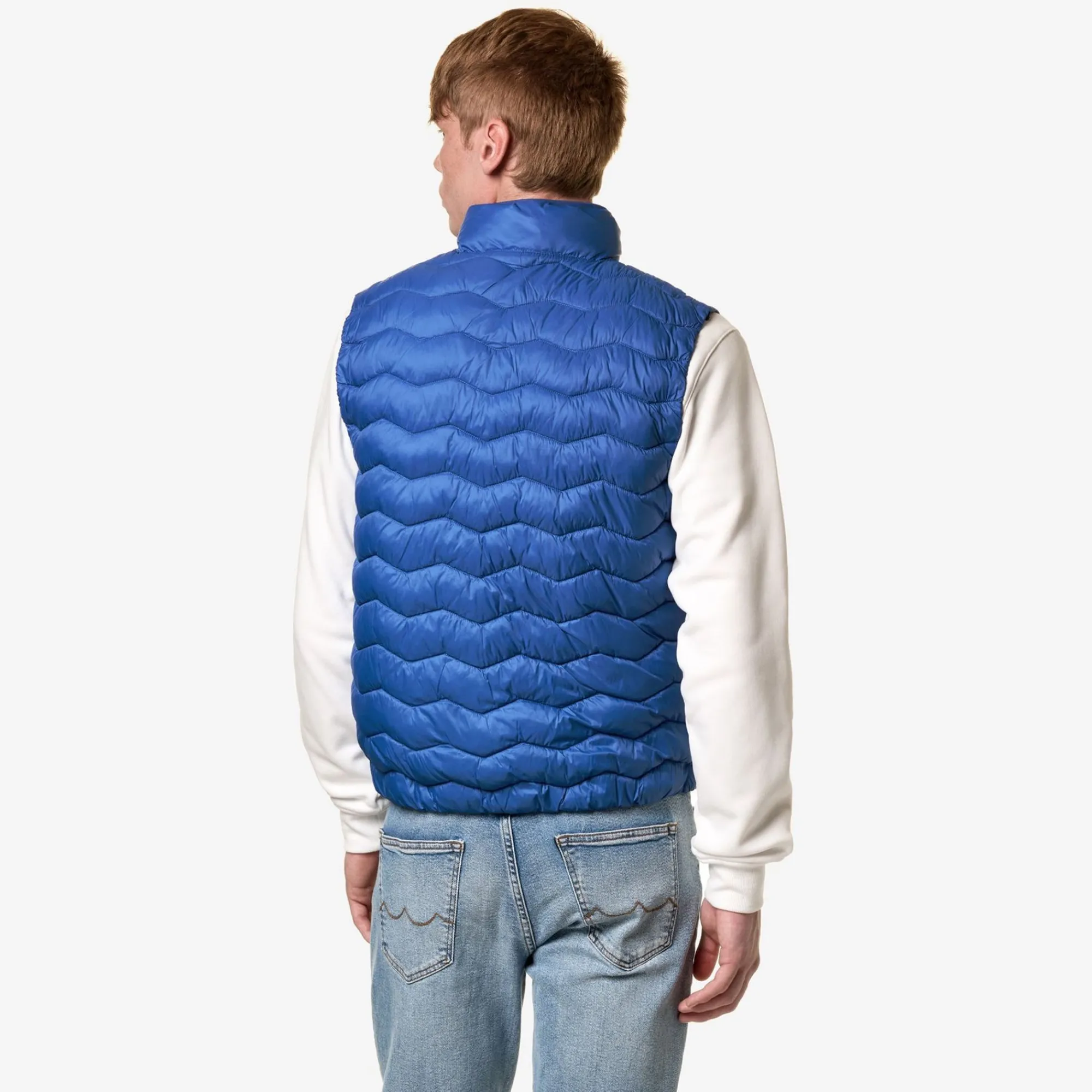 K-WAY Valen Quilted Warm - Jackets - Vest - Man - Blue Royal Marine Shop