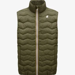 K-WAY Valen Quilted Warm - Jackets - Vest - Man - Green Blackish Store