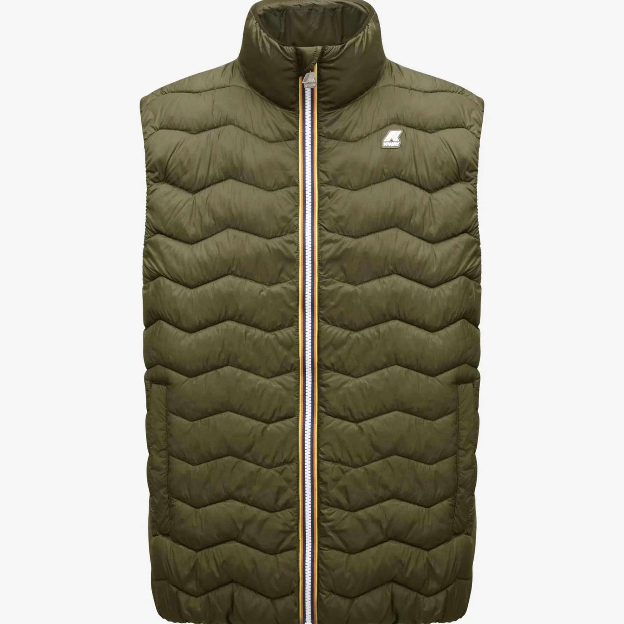 K-WAY Valen Quilted Warm - Jackets - Vest - Man - Green Blackish Store