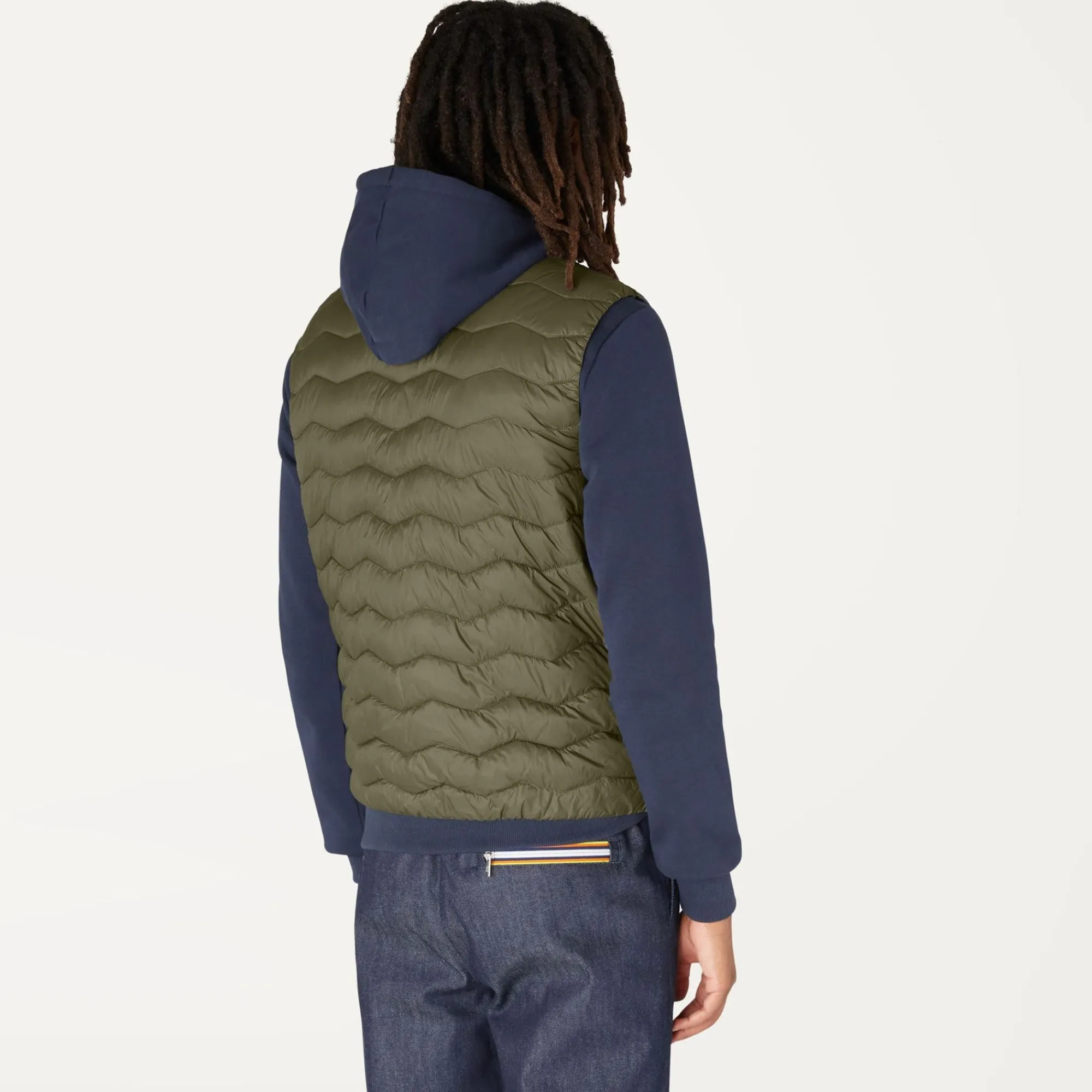 K-WAY Valen Quilted Warm - Jackets - Vest - Man - Green Blackish Store