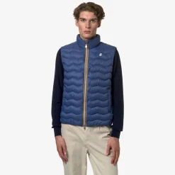K-WAY Valen Quilted Warm - Jackets - Vest - Man - Blue Fiord Hot