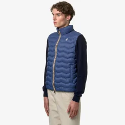 K-WAY Valen Quilted Warm - Jackets - Vest - Man - Blue Fiord Hot