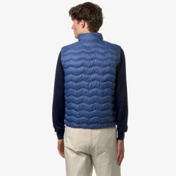 K-WAY Valen Quilted Warm - Jackets - Vest - Man - Blue Fiord Hot