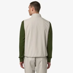 K-WAY Valen Stretch Dot - Jackets - Vest - Man - Beige Lt Hot