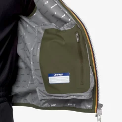 K-WAY Valen Stretch Dot - Jackets - Vest - Man - Green Cypress New