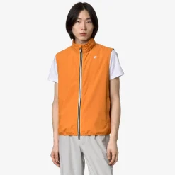 K-WAY Valen Stretch Dot - Jackets - Vest - Man - Orange Md Store