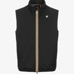 K-WAY Valen Stretch Dot - Jackets - Vest - Man - Black Pure Best Sale