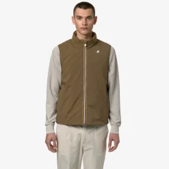 K-WAY Valen Stretch Nylon Jersey - Jackets - Short - Man - Brown Corda Shop