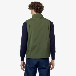 K-WAY Valen Stretch Nylon Jersey - Jackets - Short - Man - Green Cypress Clearance