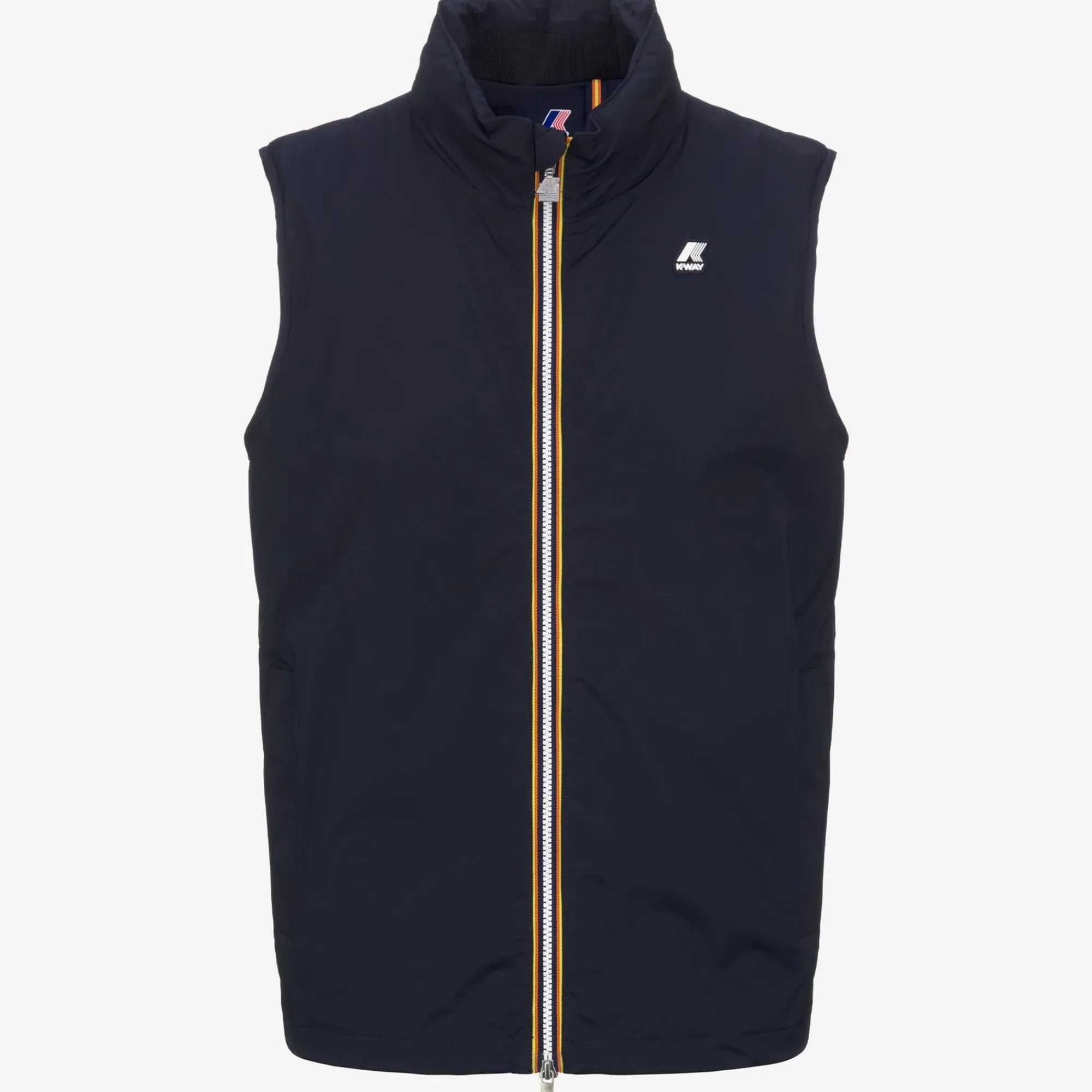 K-WAY Valen Stretch Nylon Jersey - Jackets - Short - Man - Blue Depth Store