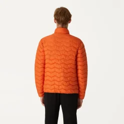 K-WAY Valentine Quilted Warm - Jackets - Short - Man - Orange Rust Online