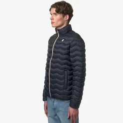 K-WAY Valentine Quilted Warm - Jackets - Short - Man - Blue Depth Fashion