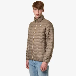 K-WAY Valentine Quilted Warm - Jackets - Short - Man - Beige Taupe Best