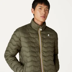 K-WAY Valentine Quilted Warm - Jackets - Short - Man - Green Blackish New
