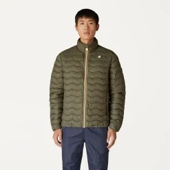 K-WAY Valentine Quilted Warm - Jackets - Short - Man - Green Blackish New