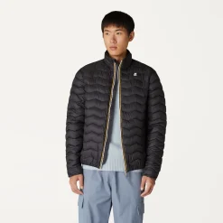 K-WAY Valentine Quilted Warm - Jackets - Short - Man - Black Pure Cheap