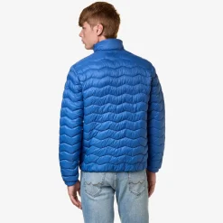 K-WAY Valentine Quilted Warm - Jackets - Short - Man - Blue Royal Marine Flash Sale