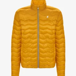 K-WAY Valentine Quilted Warm - Jackets - Short - Man - Yellow Sunflower New