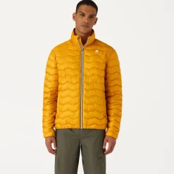 K-WAY Valentine Quilted Warm - Jackets - Short - Man - Yellow Sunflower New