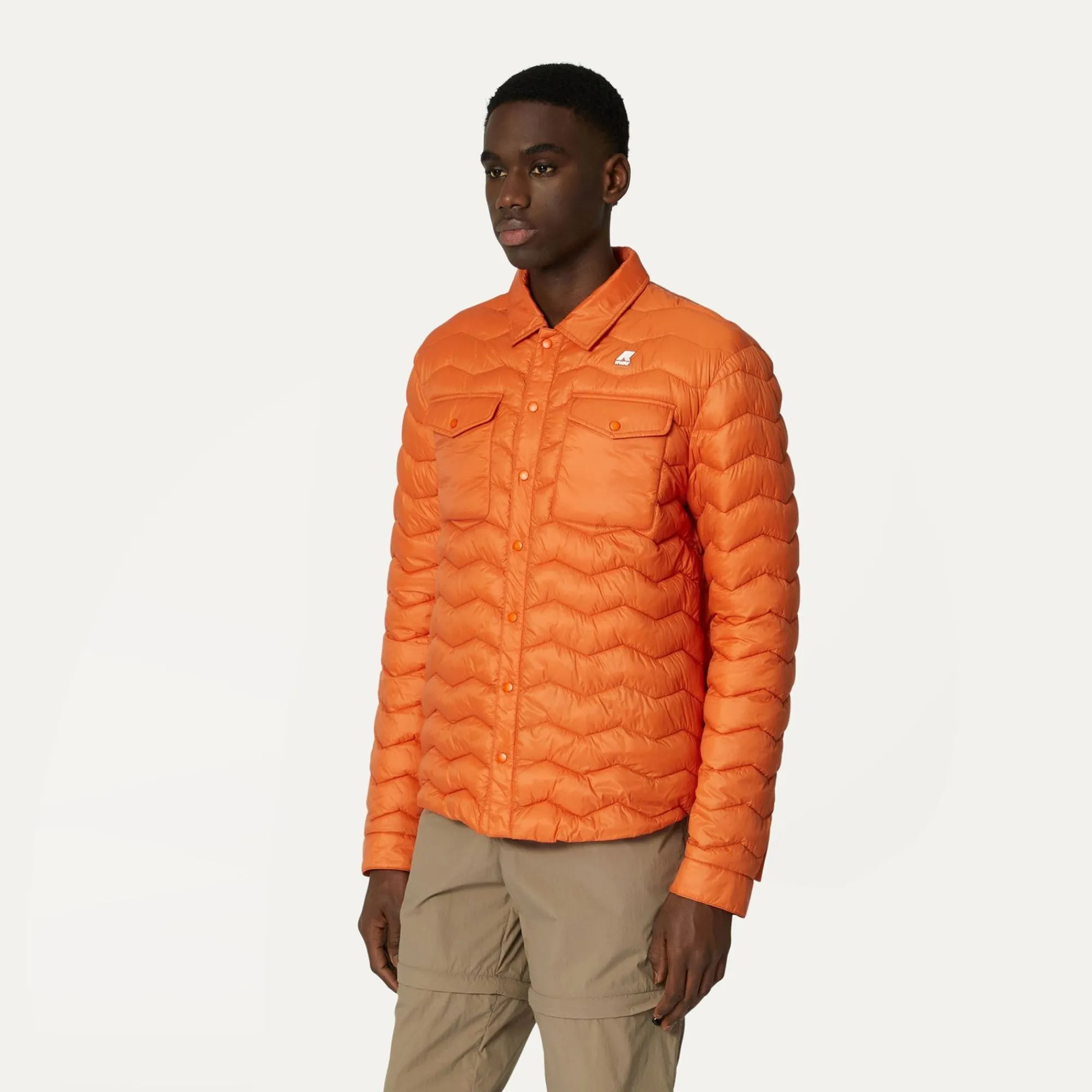 K-WAY Valeo Eco Warm - Jackets - Short - Man - Orange Copper Best