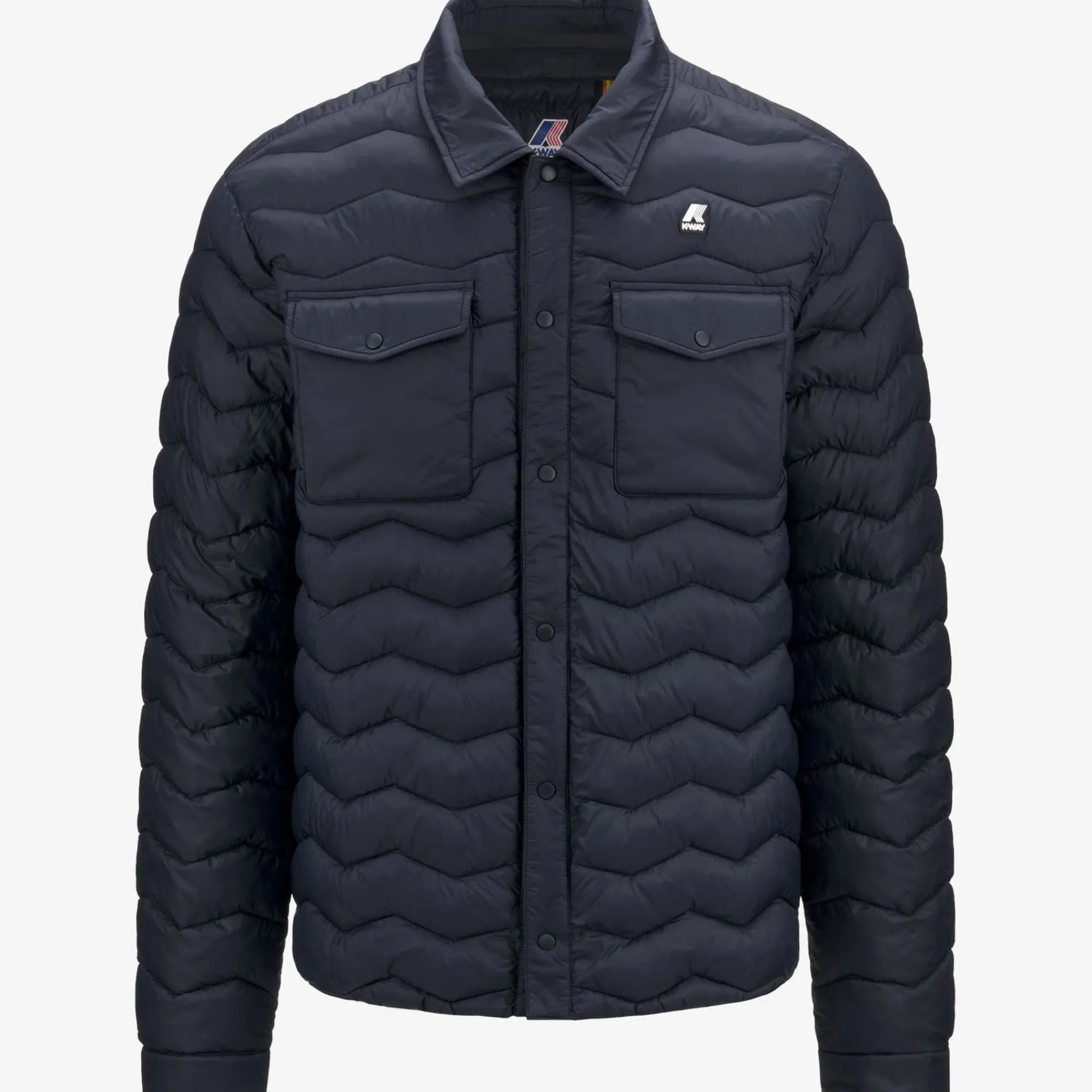 K-WAY Valeo Eco Warm - Jackets - Short - Man - Blue Depth Sale