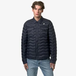 K-WAY Valeo Eco Warm - Jackets - Short - Man - Blue Depth Sale