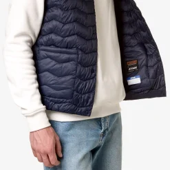 K-WAY Valty Quilted Warm - Jackets - Vest - Man - Blue Depth Best Sale