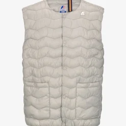 K-WAY Valty Quilted Warm - Jackets - Vest - Man - Beige Lt Best Sale