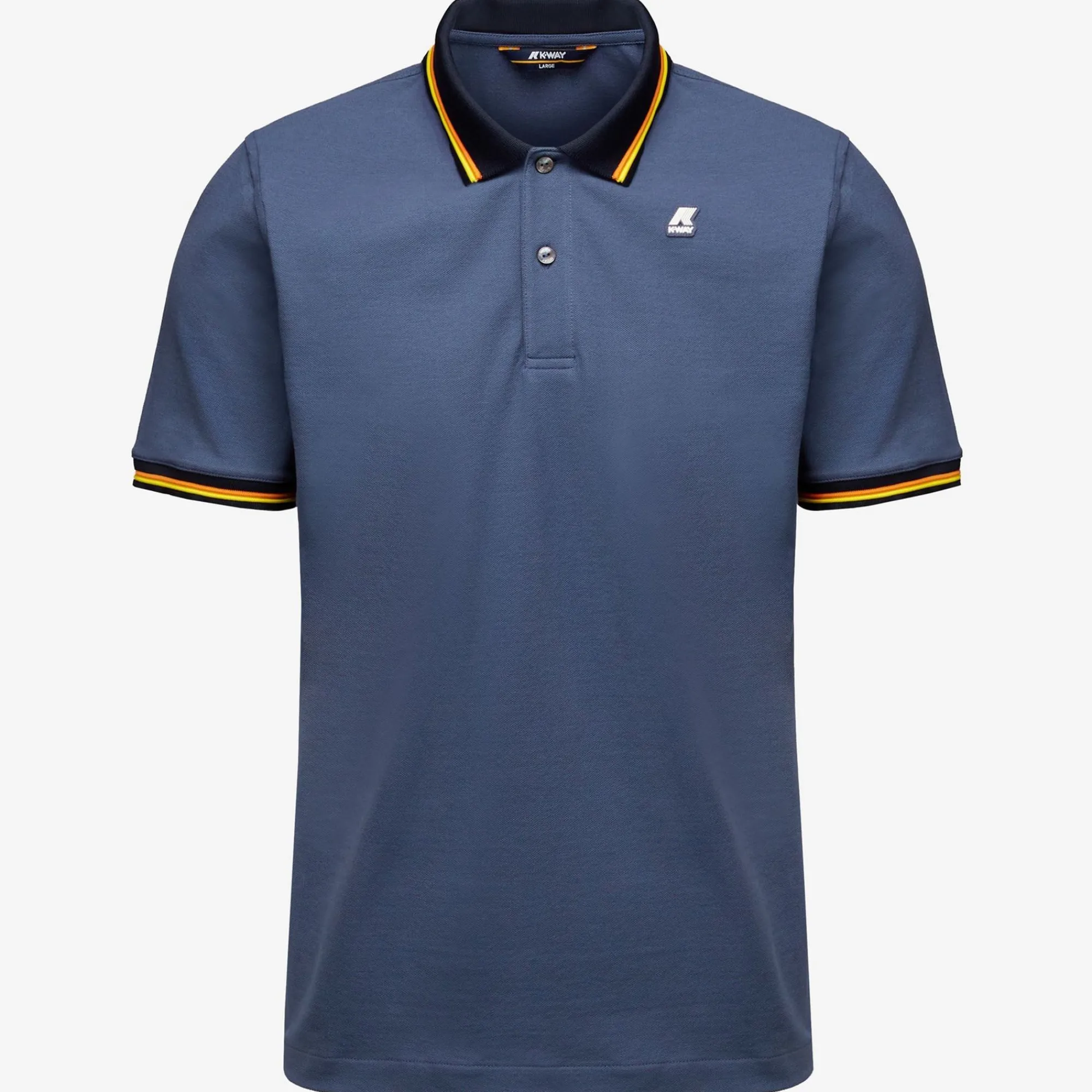 K-WAY Vince - Polo Shirts - Polo - Man - Blue Indigo Sale