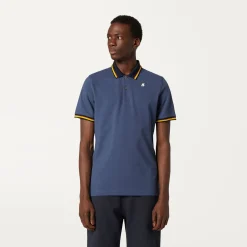 K-WAY Vince - Polo Shirts - Polo - Man - Blue Indigo Sale