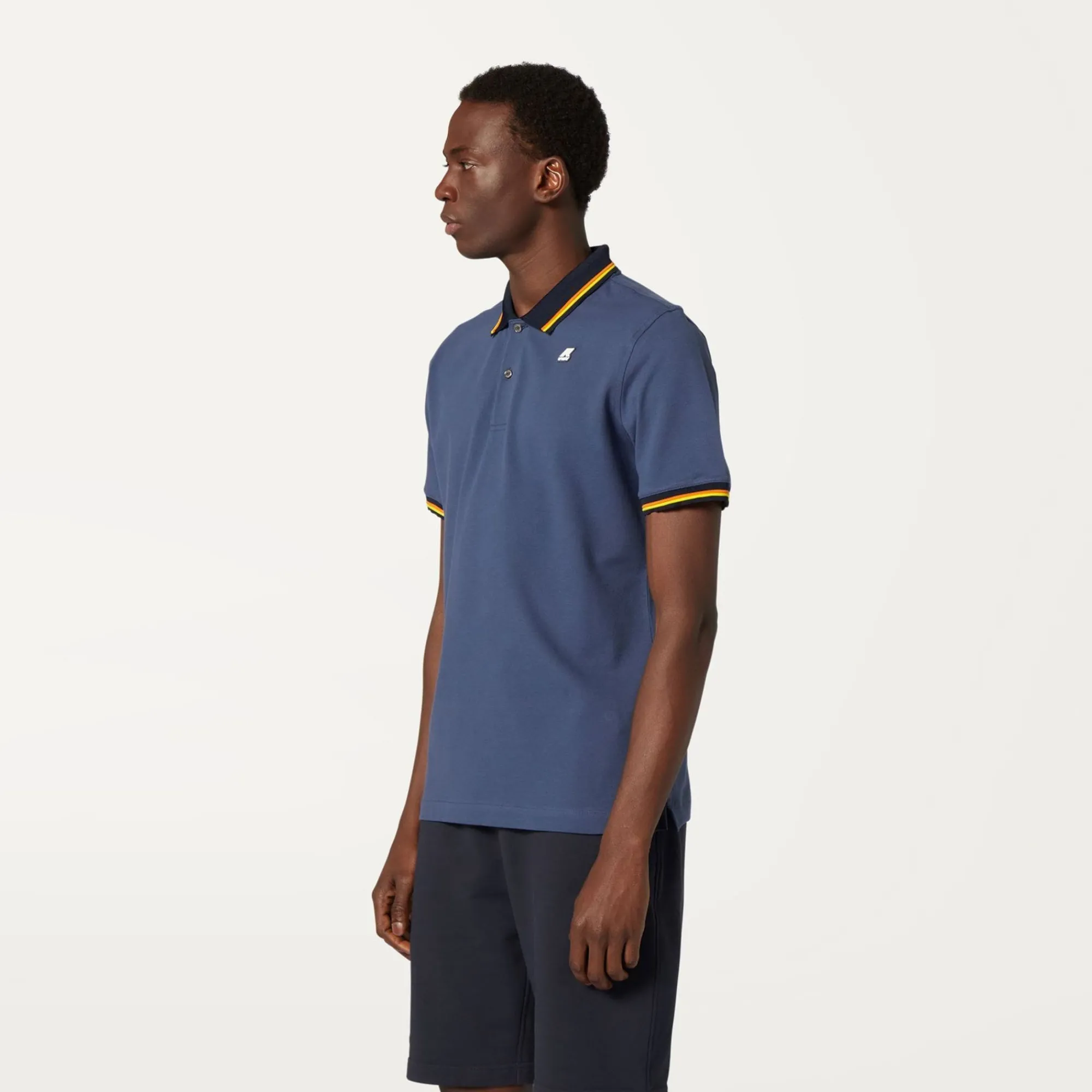 K-WAY Vince - Polo Shirts - Polo - Man - Blue Indigo Sale