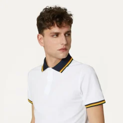 K-WAY Vince - Polo Shirts - Polo - Man - White Best Sale