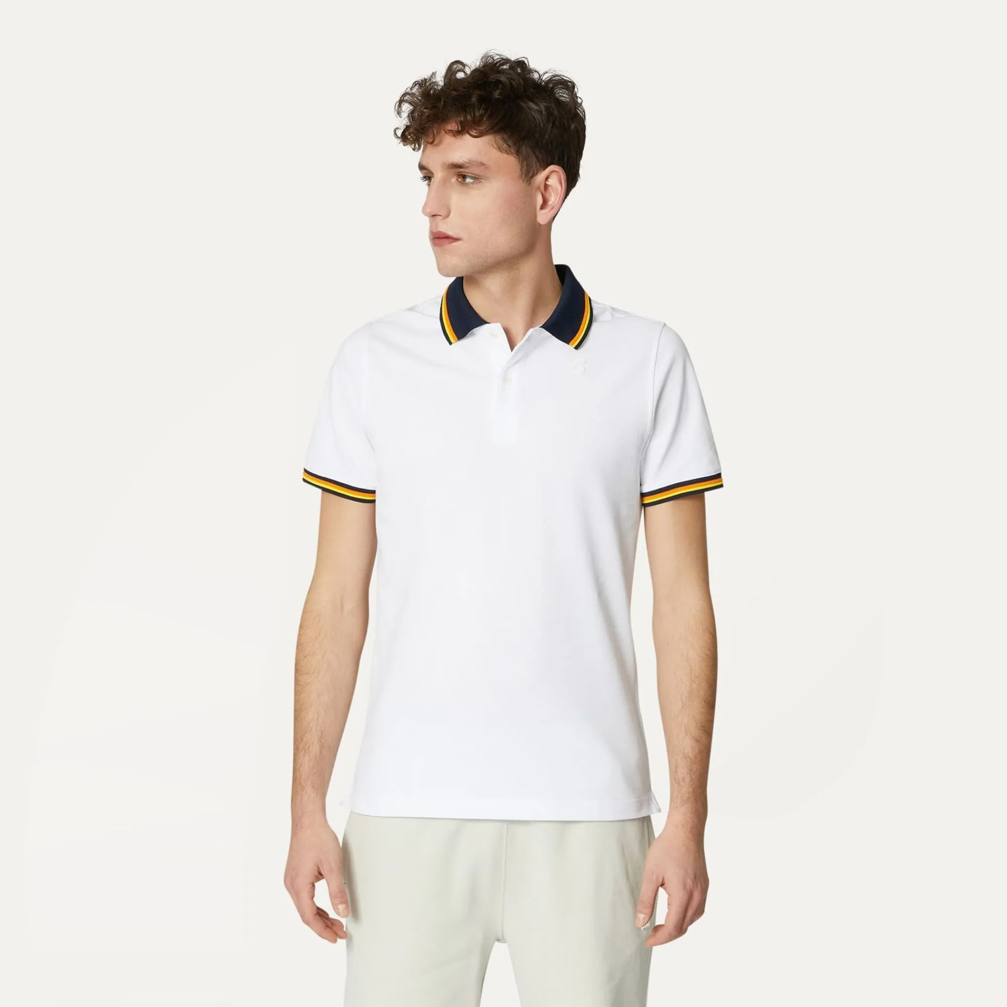 K-WAY Vince - Polo Shirts - Polo - Man - White Best Sale
