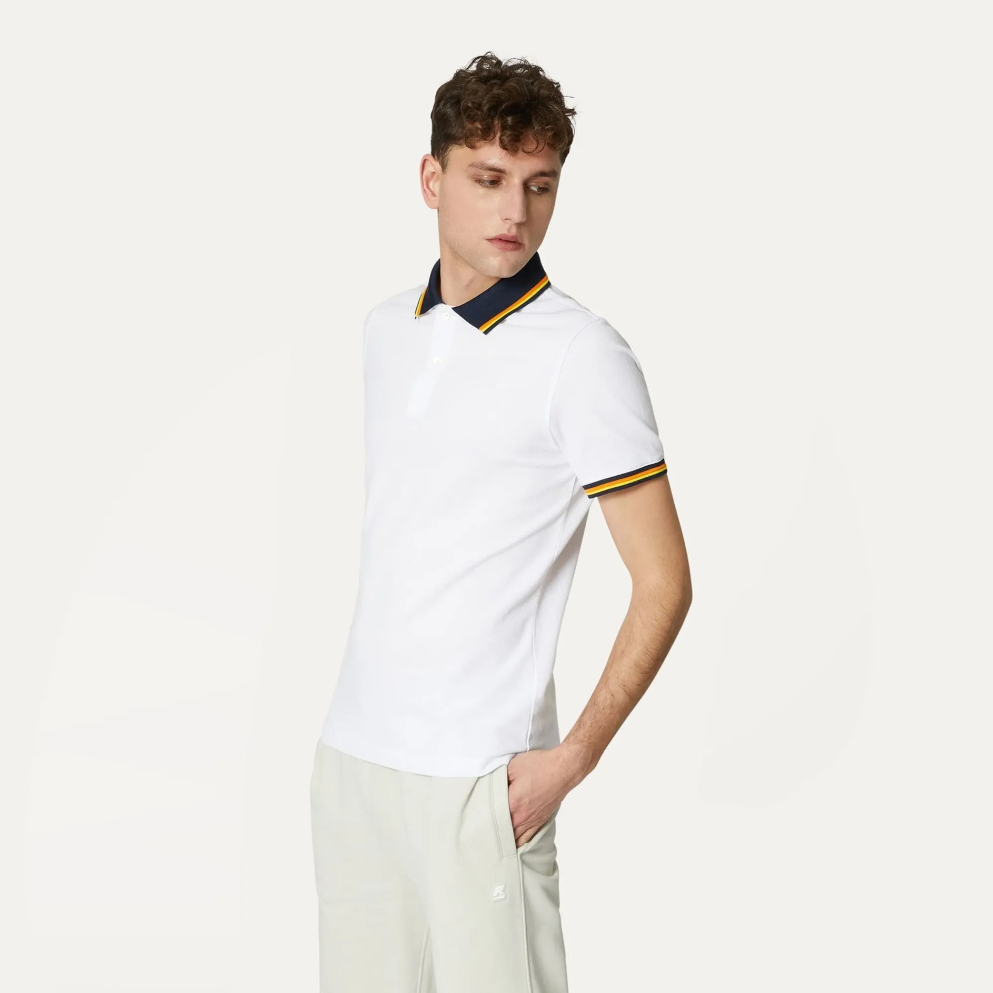 K-WAY Vince - Polo Shirts - Polo - Man - White Best Sale
