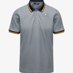 K-WAY Vince - Polo Shirts - Polo - Man - Grey Everest Online