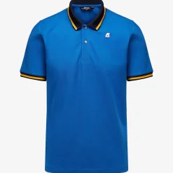 K-WAY Vince - Polo Shirts - Polo - Man - Blue Royal Marine Cheap