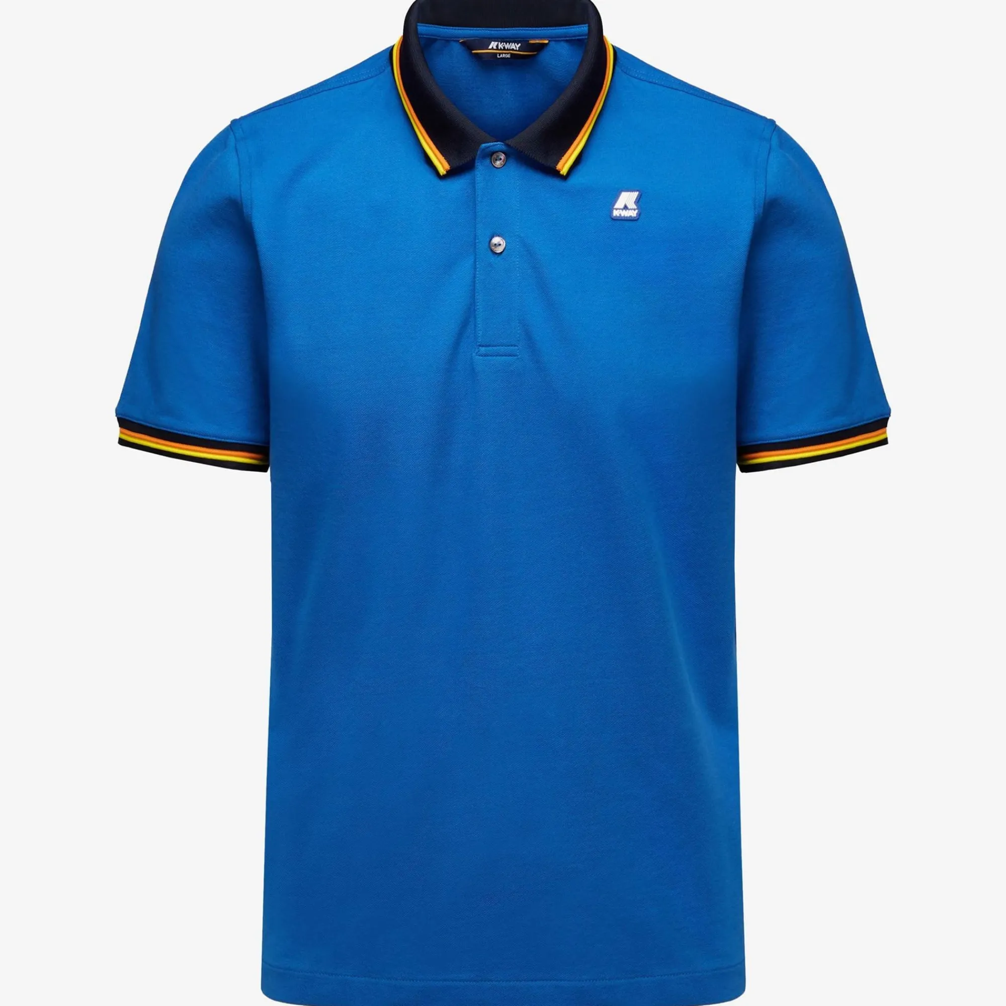 K-WAY Vince - Polo Shirts - Polo - Man - Blue Royal Marine Cheap