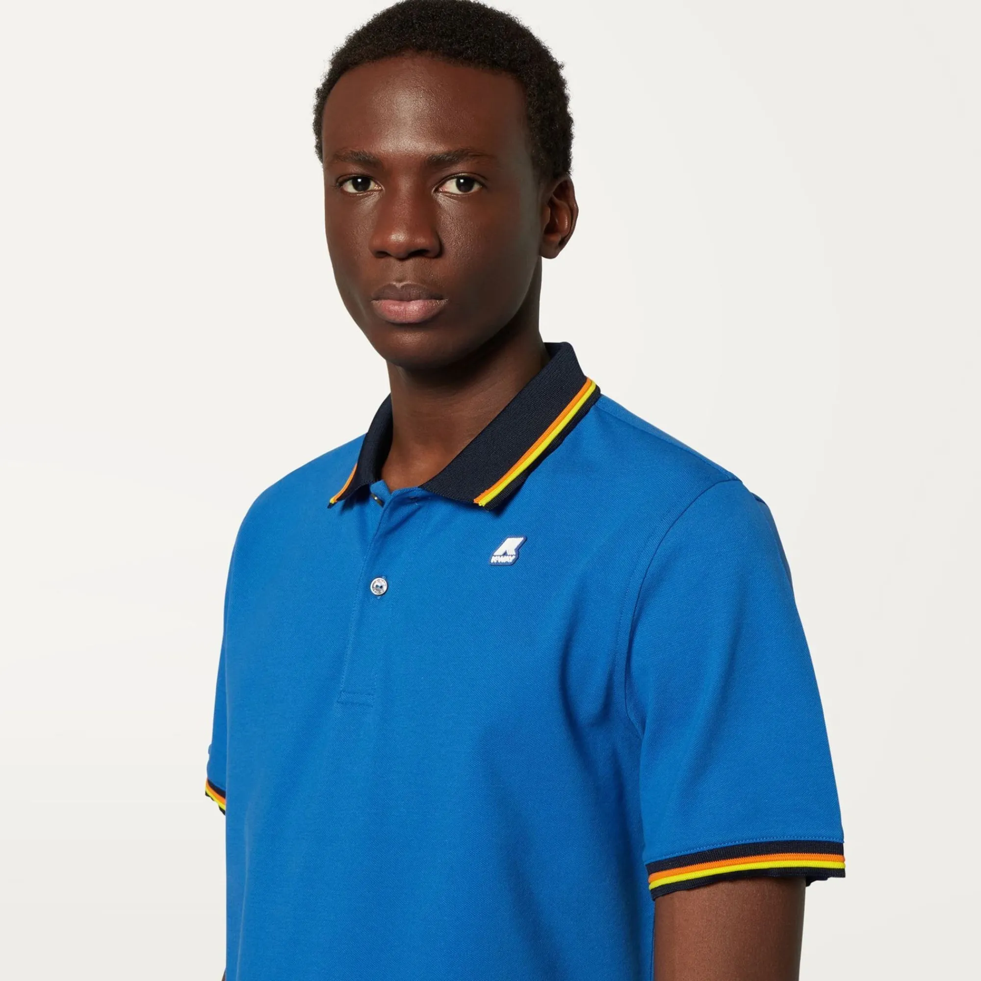K-WAY Vince - Polo Shirts - Polo - Man - Blue Royal Marine Cheap