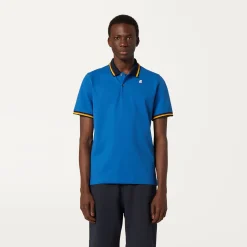 K-WAY Vince - Polo Shirts - Polo - Man - Blue Royal Marine Cheap