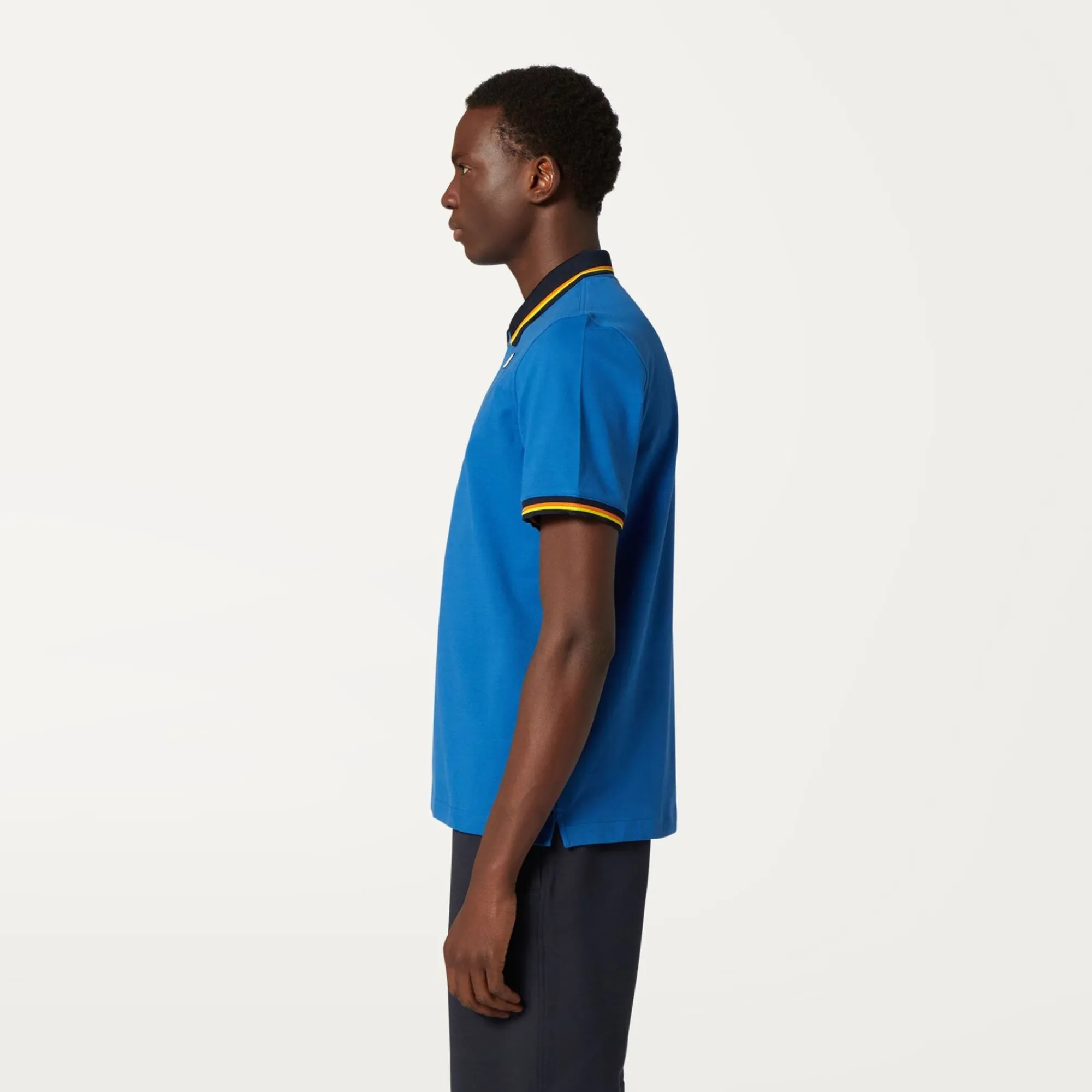 K-WAY Vince - Polo Shirts - Polo - Man - Blue Royal Marine Cheap