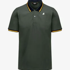 K-WAY Vince - Polo Shirts - Polo - Man - Green Blackish Sale